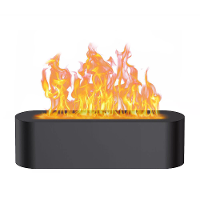 Aroma Diffuser Desktop Kleurrijke Simulatie Vlam Machine Aromatherapie Luchtbevochtiger Lamp Led Essentiële Olie Vlam La