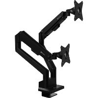 Arozzi Alzare Neo Duo   Gas Spring Monitor Arm   Black monitorarm