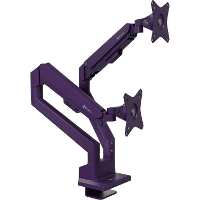 Arozzi Alzare Neo Duo   Gas Spring Monitor Arm   Purple monitorarm