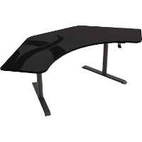 Arozzi Arena Angelo   Gun Metal gaming desk