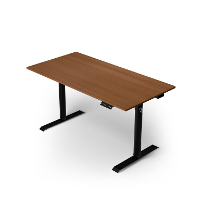 Arozzi Arena Nordico Sit/Stand Desk   Dark Walnut gaming desk
