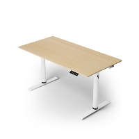 Arozzi Arena Nordico Sit/Stand Desk   Light Birch gaming desk