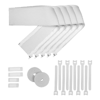 Arozzi Cablekit   White kabelbinder