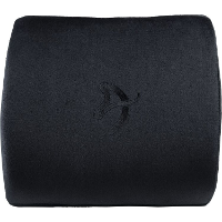 Arozzi Lumbar Support Black Velour   Horizontal Straps inlegkussen