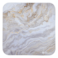 Arozzi ZONA Quattro Floor Pad   White Marble beschermingsmat