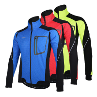 Arsuxeo Sports Cycling Clothes Bike Bicycle Fleece Jersey Long Sleeve Clothing