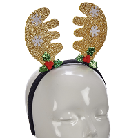 Kerst diadeem/haarband   rendier gewei   22 cm   kinderen/volwassenen