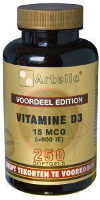 Artelle Vitamine D3 15mcg Softgels 250st