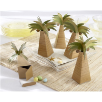 Artificial Coconut Tree Paper Candy Box Wedding Gift Accessories