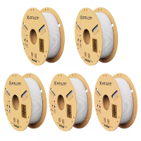 Artillerie PLA 3D printer filament 1,75 mm 5 kg wit hoge precisie milieuvriendelijk zero bubble perfect voor modellen en