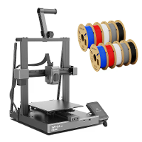 Artillery Sidewinders X4 Pro 3D printer + 10 kg Artillery PLA 3D printfilament 500 mm/s Linear Rails Dual Gear Extruder