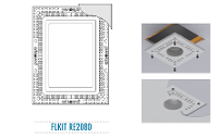 ArtSound: FLKIT RE2080 Flush Mount Kit voor RE2080   Wit
