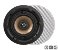 ArtSound: HPRO650BT Actieve Inbouw Speakers (rond)   Wit