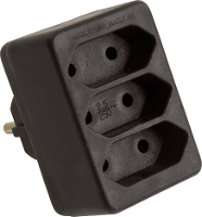 As   Schwabe 48312 Stekkerdoosverdeler Zwart