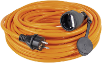 AS Schwabe 59105 Stroom Verlengkabel 16 A Oranje 5.00 M H07BQ F 3G 1,5 mm²