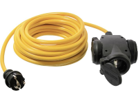AS Schwabe 61453 Stroom Verlengkabel 16 A Geel 10.00 M AT N07V3V3 F 3G 2,5 mm²