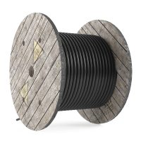 AS Schwabe 10030 Rubberkabel H07RN F 5 x 2.5 Mm² Zwart per meter