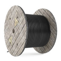 AS Schwabe 10034 Rubberkabel H07RN F 5 x 4 mm² Zwart per meter
