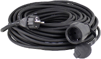 AS Schwabe 60371 Stroom Verlengkabel Zwart 10.00 M H07RN F 3G 1,5 mm²