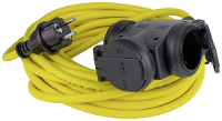 AS Schwabe 61457 Stroom Verlengkabel 16 A Geel 1.5 M AT N07V3V3 F 3G 1,5 mm²