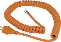AS Schwabe 70430 Aansluitkabel Stroom Oranje 5 m
