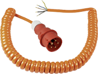 AS Schwabe 70432 Aansluitkabel Stroom Oranje 5 m