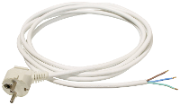 AS Schwabe 70807 Aansluitkabel Stroom Wit 10 m
