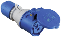 AS Schwabe powerlight CEE Kupplung 61487 CEE koppeling 3 polig 230 V 1 stuk(s)