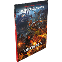 Asmodee Dungeons & Dragons 5.0   Characters Sheets 2024 boek
