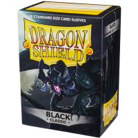 Asmodee Dragon Shield Classic   Black sleeve 100 stuks