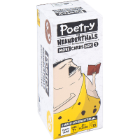 Asmodee Poetry for Neanderthals Expansion More Cards Box 1 partyspel Engels, uitbreiding, vanaf 2 spelers, 15 minuten, vanaf 7 jaar
