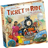 Asmodee Ticket to Ride   India / Zwitserland Meertalig, Uitbreiding, 2   5 spelers, 30   60 minuten, Vanaf 8 jaar