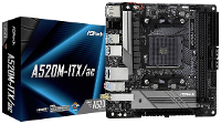 ASRock A520M ITX/ac Moederbord Socket AMD AM4 Vormfactor Micro ATX