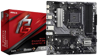 ASRock B550M Phantom Gaming 4 Moederbord Socket AMD AM4 Vormfactor Micro ATX Moederbord chipset AMD® B550