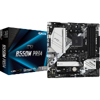 ASRock B550M Pro4 moederbord RAID, Gb LAN, Sound, µATX