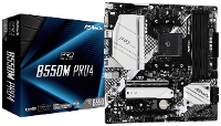 ASRock B550M Pro4 Moederbord Socket AMD AM4 Vormfactor Micro ATX Moederbord chipset AMD® B550