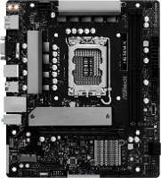 ASRock H810M X Moederbord Socket Intel LGA 1851 Vormfactor Micro ATX Moederbord chipset Intel® H810