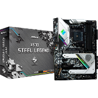ASRock X570 Steel Legend moederbord RAID, Gb LAN, Sound, ATX