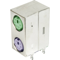 ASSMANN WSW A DIO DP/06 GV Dual poort mini DIN connector afgeschermd Aantal polen: 6 Inhoud: 1 stuk(s)