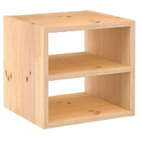Astigarraga Dinamic Vakkenkast open   met plank   PEFC grenen   36x36cm