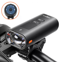 Astrolux BK7 Draadloze Afstandsbediening Slimme Fietsverlichting   1600 Lumen met Digitale Scherm, Anti glare, 5200mAh U