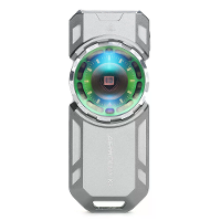 Astrolux® K3 1550LM EDC Zaklamp Lange Gooi 209m Draairing Controle Gooi Vloed Combinatie LED Toorts met RGB 18 LED's, UV