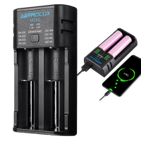 Astrolux® MC02 2 in1 USB oplader Mini batterijlader Draagbare mobiele telefoon Powerbank Huidige optionele oplader voor