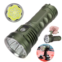 Astrolux® MF07 7*SFH55.2 LED Machtige Zoekmonsters Zaklamp met 46950 batterij 21000LM Max 618M Throw Zaklamp 15 Dagen ge