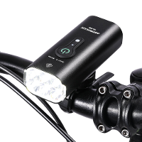 Astrolux® SL06 2000 Lumen Helderheid en Vibratie Slim Sensing Fiets Koplampen, 6 LED's, 4800mAh Batterij, IPX6 Waterdich
