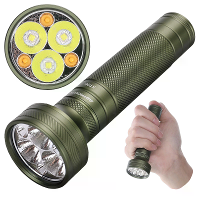 Astrolux® ST06 6*LED 2800LM Super Helder Tactische Zaklamp met 3000K 6500K Duale Kleurrtemperatuur,Aangedreven door 2170