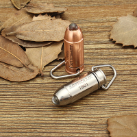 Astrolux Tb 01 Bullet Copper/stainless Steel 45lm Mini Led Keychain Flashlight