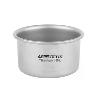 Astrolux® Titanium Theekopje Outdoor Kampeer Servies Drinkbeker Picknick Dagelijks Drinkgerei Thuis Gebruik Outdoor Back