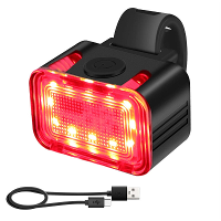 Astrolux® TL01 Fietsachterlicht 500mAh Batterij 6 Lichtstanden USB C Oplaadbaar IPX6 Waterdicht Slijtvaste Aluminium Beh