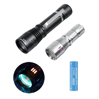 Astrolux® WP4 / WP5 1350M Lange Afstand Gooi LEP Zaklamp 3in1 met 1200LM LED Schijnwerper en Rood Blauw AUX Licht EDC St